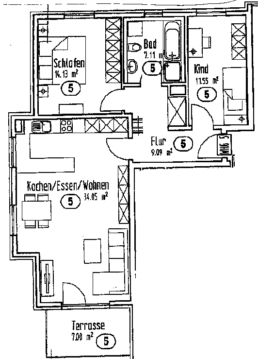 Grundriss WE33